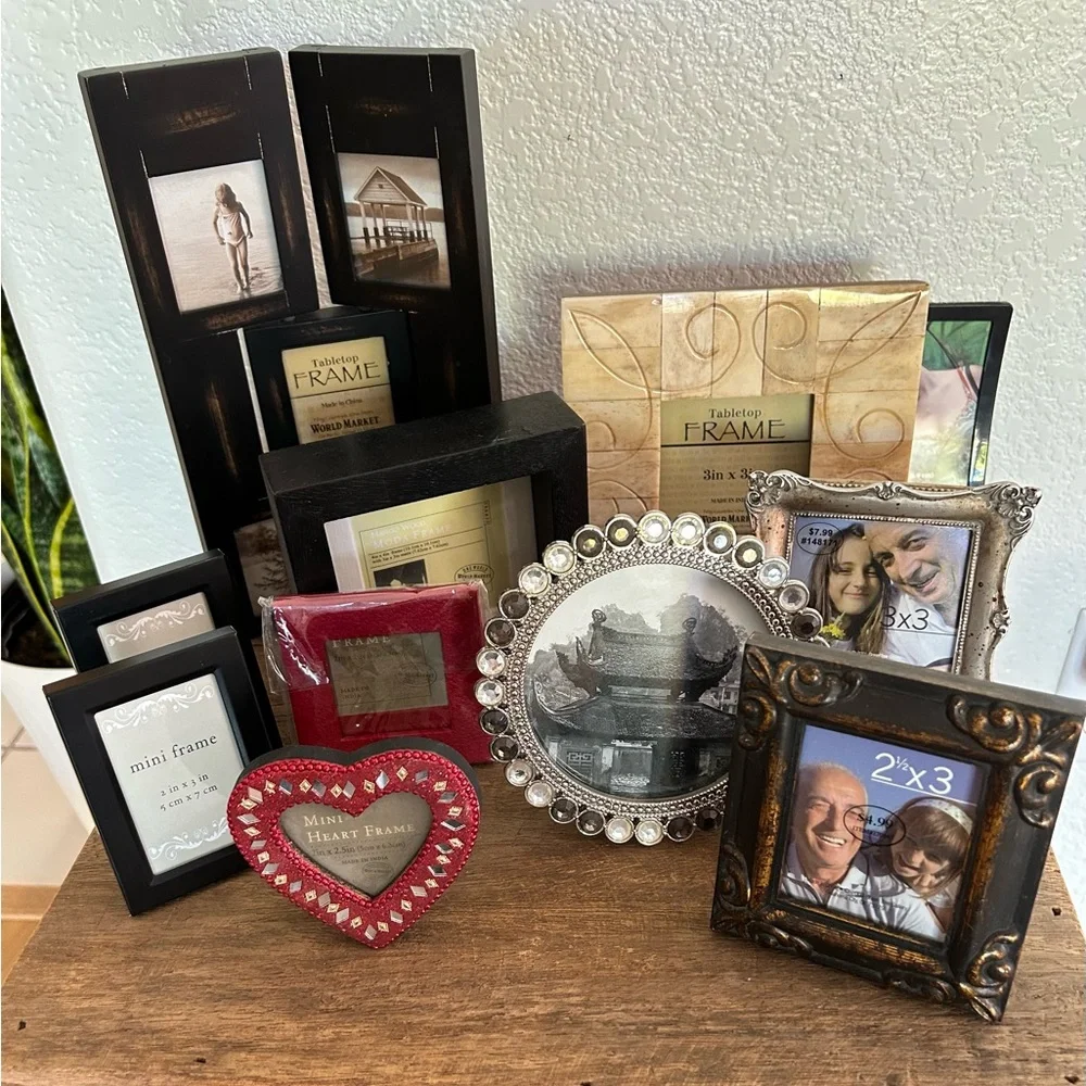 Assorted Decorative Picture Frame Set NWOT - Picture 2 of 10